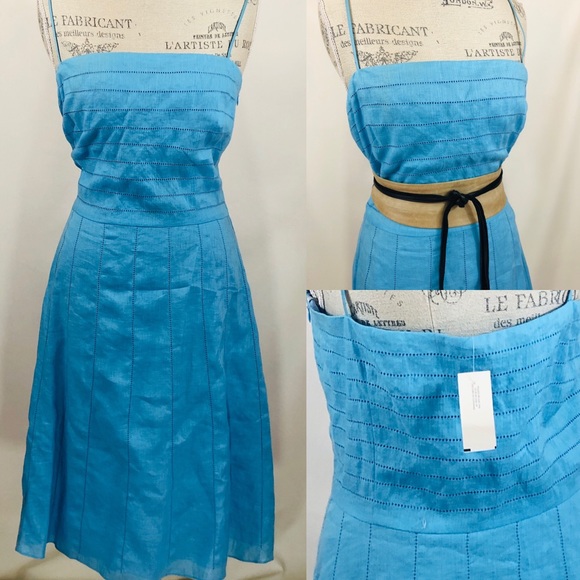 NWT Anne Taylor Linen Dress - Picture 6 of 8